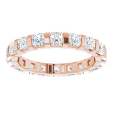 14K Rose 1 3/4 CTW Natural Diamond Eternity Band Size 6